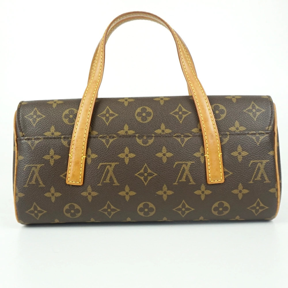 LOUIS VUITTON Sonatine Monogram Canvas Brown Handbag